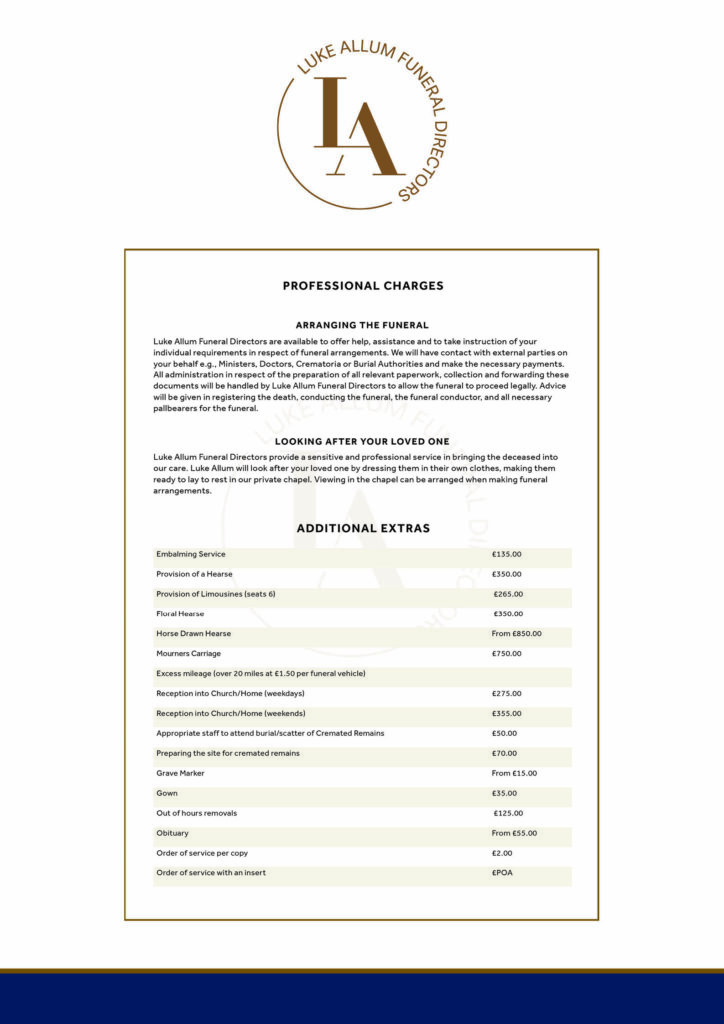 Professional charges